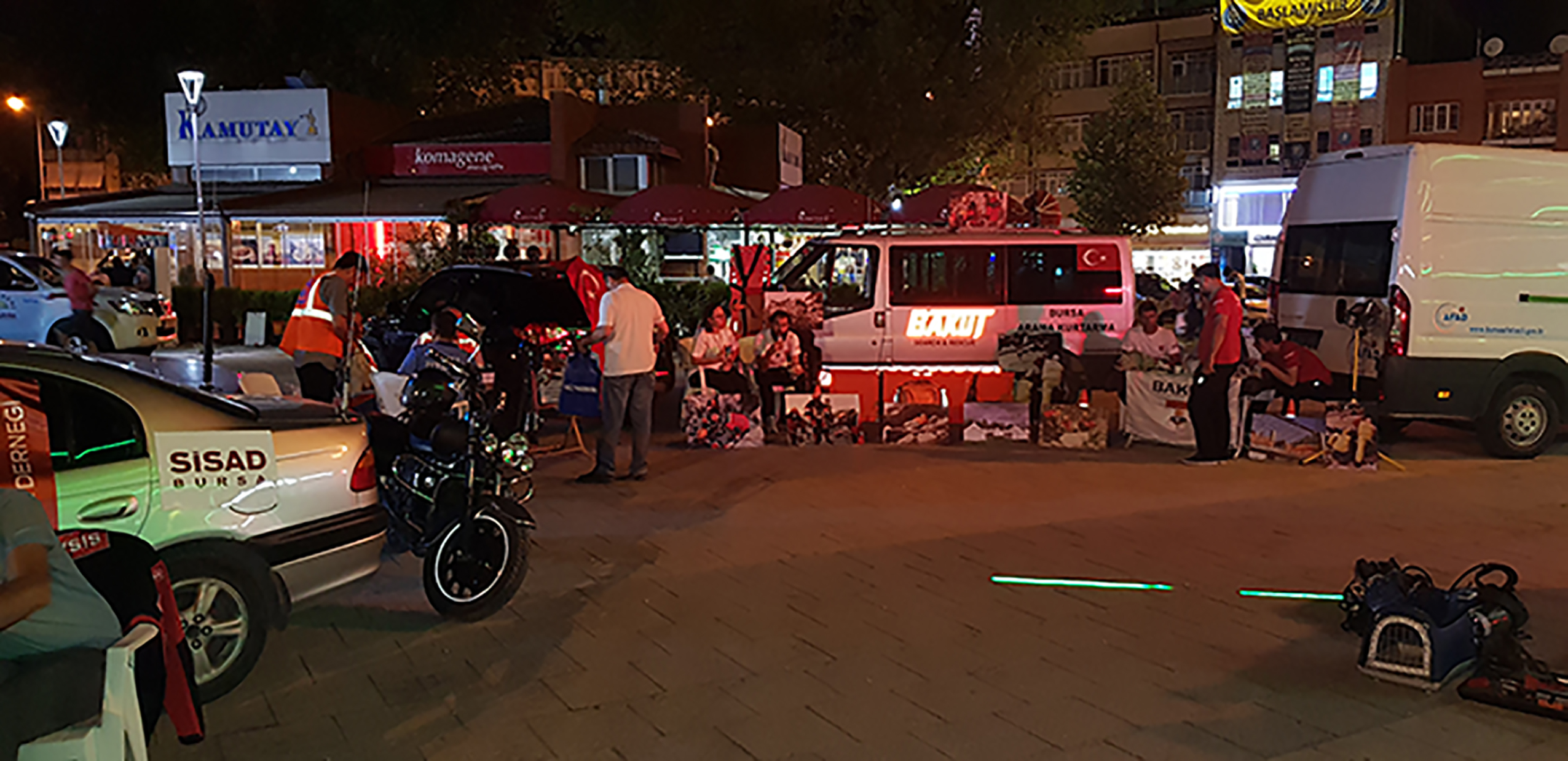 ARAMA KURTARMA EKİPLERİ 17 AĞUSTOS  DEPREMİNİN YILDÖNÜMÜNDE KESTEL’DE BULUŞTU