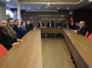 Bursaspor yönetiminden CHP il başkanlığına ziyaret
