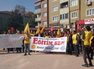 Eğitim Sendikaları İş bıraktı