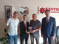 ZAFER PARTİSİ KESTEL İLÇE BAŞKANLIĞINDAN GAZETEMİZE ZİYARET