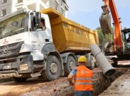 Bursa Büyükşehir Belediyesinden kış öncesi alt yapı mesaisi